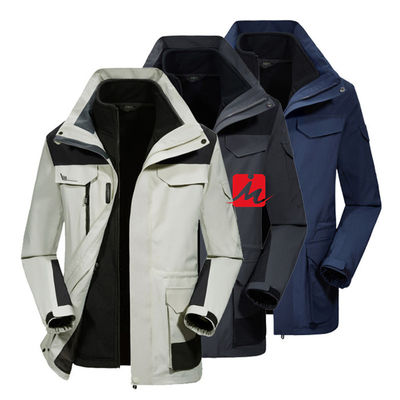 Windbreaker Waterproof Softshell Jackets Winter Fleece Polyester Lining Jacket