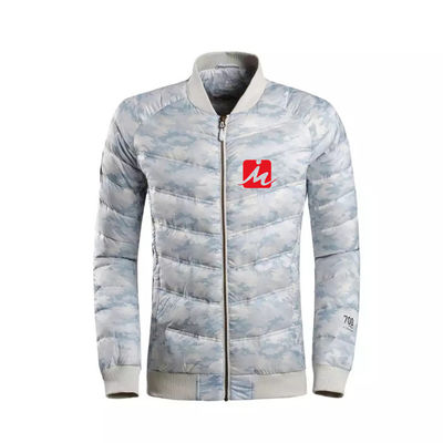 100% Polyester Waterproof Windbreaker Jackets Men Baseball Puffer Lightweight Down Jacket