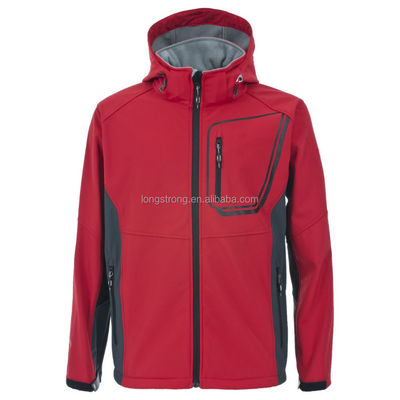 Outdoor Polyester Breathable KIDS Hooded Jacket Garment Boy Softshell Jacket