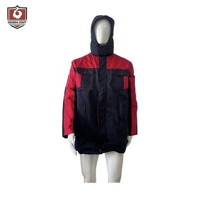 Black Long Sleeve Workwear Garments  Safety Winter Jacket