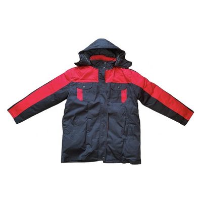 Black Long Sleeve Workwear Garments  Safety Winter Jacket