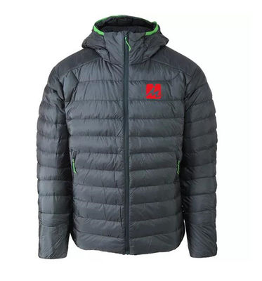 Woven Waterproof Lightweight Down Outdoor Hooded Men Jacket Winter