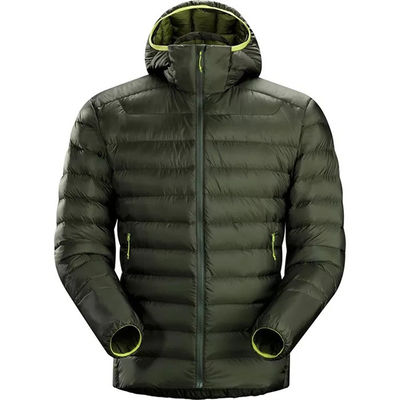 Woven Waterproof Lightweight Down Outdoor Hooded Men Jacket Winter