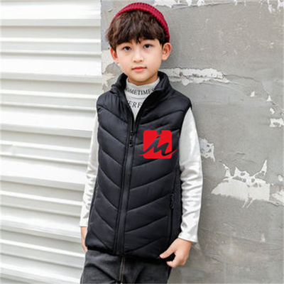 Waterproof Kids Heated Jacket Vest Windbreaker Black Puffer