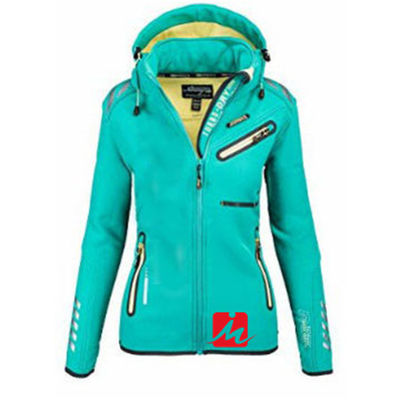 Polyester Spandex Waterproof Softshell Jackets Women'S Champing Outdoor Hiking Jacket