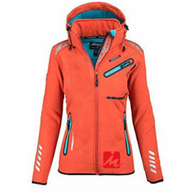 Polyester Spandex Waterproof Softshell Jackets Women'S Champing Outdoor Hiking Jacket