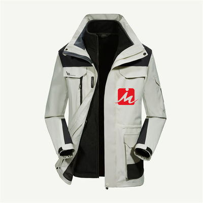 Windbreaker Waterproof Softshell Jackets Winter Fleece Polyester Lining Jacket