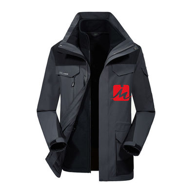 Windbreaker Waterproof Softshell Jackets Winter Fleece Polyester Lining Jacket