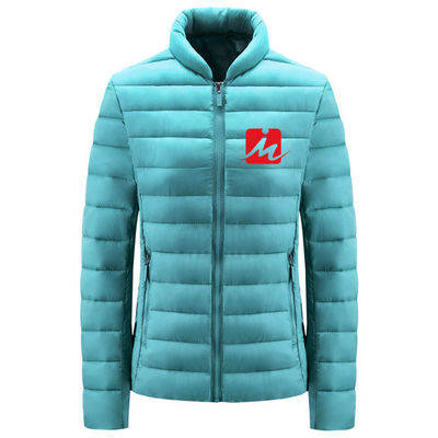 Down Lightweight Down Jacket City Casual Cotton Collar Pocket Polyester Zipper Jacket Wear Resistant