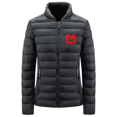Down Lightweight Down Jacket City Casual Cotton Collar Pocket Polyester Zipper Jacket Wear Resistant