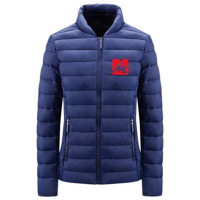 Down Lightweight Down Jacket City Casual Cotton Collar Pocket Polyester Zipper Jacket Wear Resistant