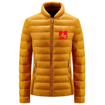 Down Lightweight Down Jacket City Casual Cotton Collar Pocket Polyester Zipper Jacket Wear Resistant