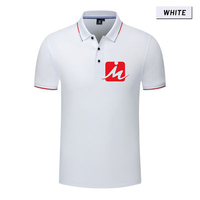 OEM Men'S Casual Cotton T Shirts Knitted Breathable Golf Polo Shirts