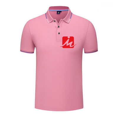 OEM Men'S Casual Cotton T Shirts Knitted Breathable Golf Polo Shirts