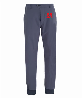 Unisex Stretch Golf Pants Running Jogger Golf Pants Spandex Drawstring With Ribbed