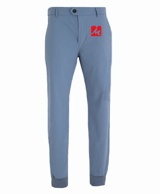 Unisex Stretch Golf Pants Running Jogger Golf Pants Spandex Drawstring With Ribbed