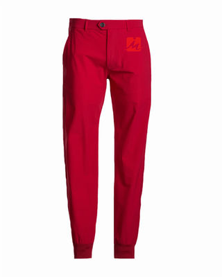 Unisex Stretch Golf Pants Running Jogger Golf Pants Spandex Drawstring With Ribbed