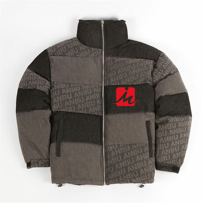 Puffer Mens Shiny Padded Jacket Warm Bubble Bomber Shiny Quilted Jacket