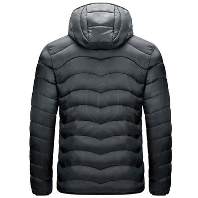 Bubble Custom Lightweight Windbreaker Winter Jackets Waterproof Breathable Removable Sleeves