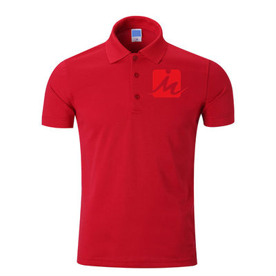 240 GSM Breathable Polo Shirts 100% Rayon Pique Embroidered Cotton Men'S Polo Shirts
