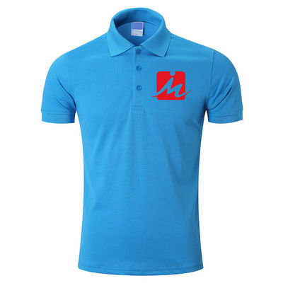 240 GSM Breathable Polo Shirts 100% Rayon Pique Embroidered Cotton Men'S Polo Shirts