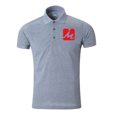 240 GSM Breathable Polo Shirts 100% Rayon Pique Embroidered Cotton Men'S Polo Shirts