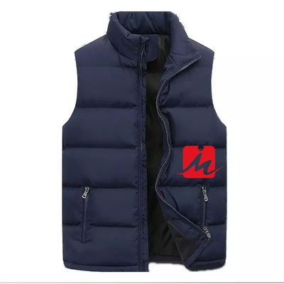 Custom Puffer Padded Jacket Polyester Nylon Sleeveless Down Jackets