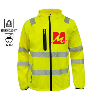 Waterproof High Visibility Garments Hi Vis Uniform Reflective Work Jacket Workwear