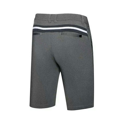 Embroidered Stretch Golf Shorts Breathable Silk Screen Custom Men Golf Pant