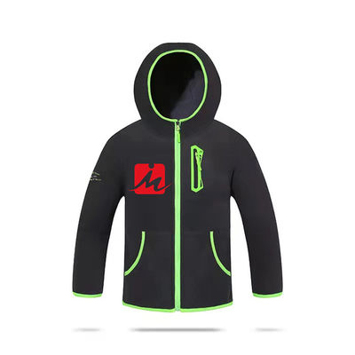 Custom Waterproof Breathable Jackets Kids Polar Fleece 100% Polyester Jacket Zipper Up