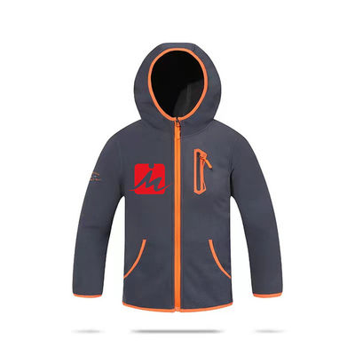 Custom Waterproof Breathable Jackets Kids Polar Fleece 100% Polyester Jacket Zipper Up