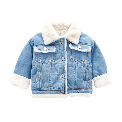 Custom Embroidery Denim Jackets OEM Boy'S Girl'S Kid Outwear Jacket