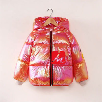 Windproof Lightweight Down Jacket Laser Coats Children Winter Down Jacket For Kids
