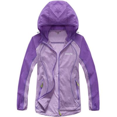 Classic Running Lightweight Jacket Women Sport Hooded Breathable Packable Waterproof Jacket