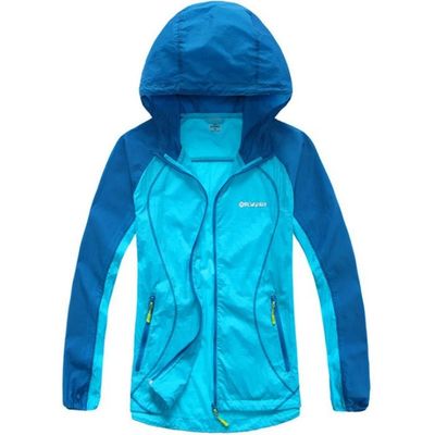 Classic Running Lightweight Jacket Women Sport Hooded Breathable Packable Waterproof Jacket