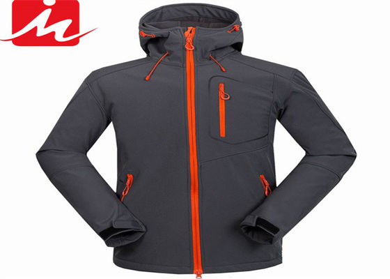 Water Repellent Waterproof Softshell Jackets Outdoor Winter Men'S Polyester Spandex Jacket