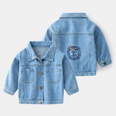 reclye wholesale spring and autumn casual boys' denim jacket for kids