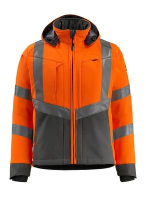 Men softshell jacket Fluorescent colors reflective colors jackets workwear softshell waterproof jackets