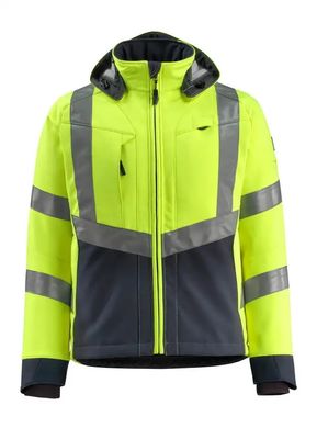 Men softshell jacket Fluorescent colors reflective colors jackets workwear softshell waterproof jackets